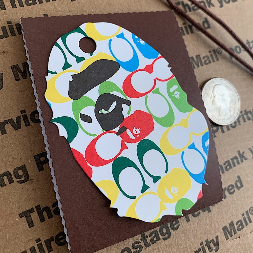Bape x Coach Tags